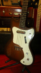 ~1960 Silvertone Danelectro 1442 Electric Bass Sunburst w/ Original Case