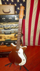 ~1961 Danelectro Model 3412 Shorthorn Bass 3/4 scale Gold