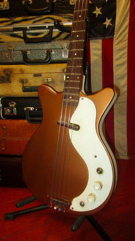~1961 Danelectro Model 3412 Shorthorn Bass 3/4 scale Gold