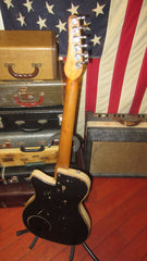 ~1961 Danelectro U-2 Double Pickup Dolphin Headstock Black