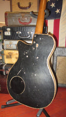 ~1961 Danelectro U-2 Double Pickup Dolphin Headstock Black