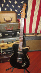 ~1961 Danelectro U-2 Double Pickup Dolphin Headstock Black