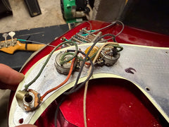 ~1961 Fender Precision Bass Candy Apple Red w/ 1966 Body, Pickup etc.