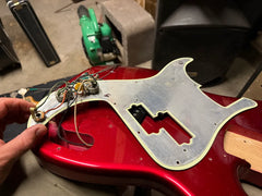 ~1961 Fender Precision Bass Candy Apple Red w/ 1966 Body, Pickup etc.
