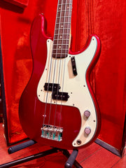 ~1961 Fender Precision Bass Candy Apple Red w/ 1966 Body, Pickup etc.