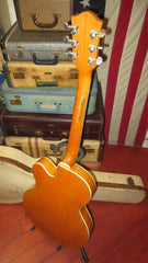 1961 Gretsch 6120 Chet Atkins Hollowbody Single Cutaway Western Orange w/ Original White Case