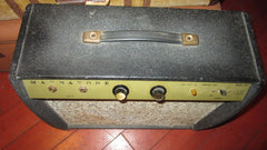 1961 Magnatone Model 410 Small Combo Amp Brown