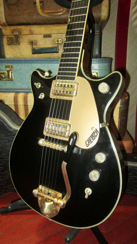 1962 Gretsch 6128 Duo Jet Black Clean w/ Original Hardshell Case