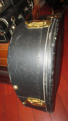 1963 Gibson Ess & Ess J-45, J-50, Hummingbird Case Black w/ Yellow Interior