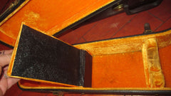 1963 Gibson Ess & Ess J-45, J-50, Hummingbird Case Black w/ Yellow Interior