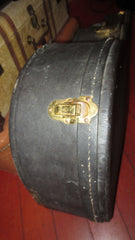 1963 Gibson LG-1 / LG-2 / B-25 Hardshell Case Black w/ Yellow Interior