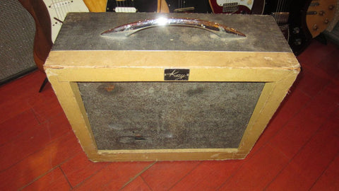 1963 Kay Combo Tube Amp Grey and White