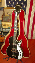 ~1963 Silvertone Model 1423 Jupiter Black Faux Sparkle