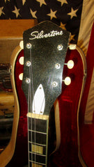 ~1963 Silvertone Model 1423 Jupiter Black Faux Sparkle