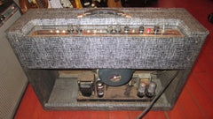 1963 Supro  Model 1696 TN Combo Amp Grey