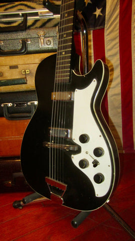 ~1964 Silvertone 1420 Stratotone Electric 2 Pickup Black
