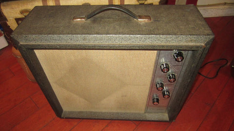 ~1964 Silvertone 1482 Combo Amp Grey Silverface