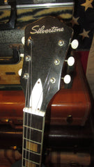 ~1964 Silvertone Model 1423 Jupiter Stratotone Faux Black Sparkle