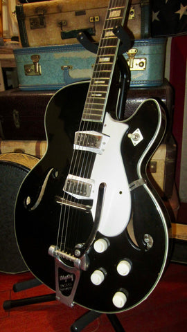 ~1964 Silvertone Model 1446 Chris Isaaks Black w/ Original Case