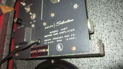 ~1964 Silvertone Model 1457 Amp In Case Double Pickup Sunburst