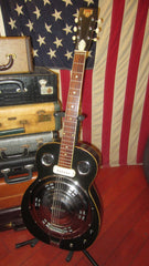 ~1965 Dobro Avalon C-60E Acoustic Electric Resonator Black