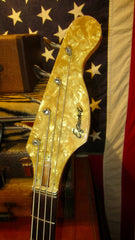 ~1965 Edmond Electric Bass Grey and Mother of Pearl