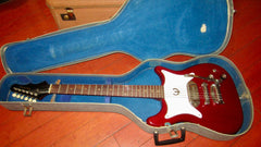 1965 Epiphone Coronet Cherry Red Clean w/ Original Case