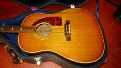 1965 Epiphone FT-79 Texan Sunburst w/ Original Hardshell Case