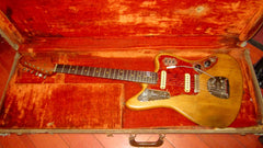 1965 Fender Jaguar Natural w/ Vintage Fender Hardshell Case