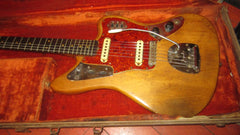 1965 Fender Jaguar Natural w/ Vintage Fender Hardshell Case