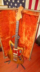 1965 Fender Jaguar Natural w/ Vintage Fender Hardshell Case