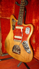 1965 Fender Jaguar Natural w/ Vintage Fender Hardshell Case