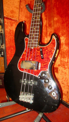 1965 Fender Jazz Bass Black and White