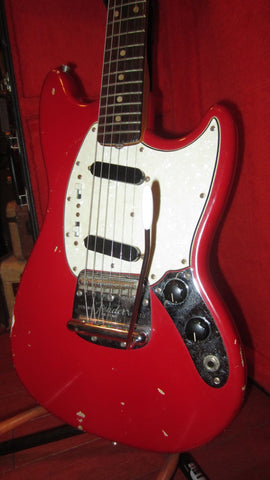 1965 Fender® Mustang® Red, Excellent, Original Hard, $1,995.00