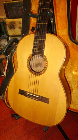~1965 Giannini Classical Nylon String Acoustic Natural