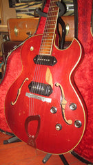 1965 Guild Starfire III w/ P-90 Pickups Red w/ Original soft case