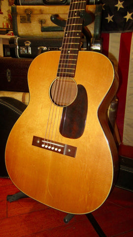 ~1965 Harmony H-165 Flattop Acoustic Natural