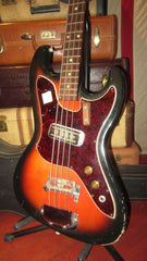 ~1965 Harmony  H-25 Silhouette Bass Sunburst