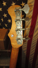 ~1965 Magnatone Hurricane Bass Faux Black Sparkle w/ Road Case