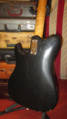 ~1965 Magnatone Hurricane Bass Faux Black Sparkle w/ Road Case