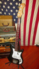 ~1965 Magnatone Hurricane Bass Faux Black Sparkle w/ Road Case