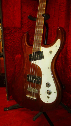 1965 Mosrite Ventures Bass Natural w/ Original Case