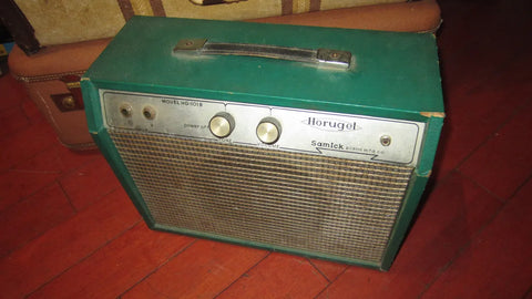 ~1965 Samick Horugel Tube Combo Amp HG-101B Green
