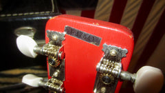 ~1965 Valco Airline 3/4 Size Double Pickup Electric Res-O-Glass Red