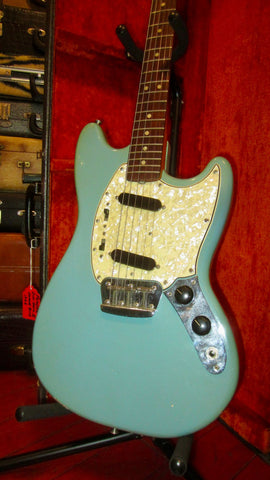 1966 Fender Duo Sonic Daphne Blue CLEAN w/ Original Case