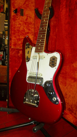 1966 Fender Jaguar Candy Apple Red w/ Matching Headstock