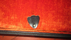 1966 Fender Jazzmaster / Jaguar Case Black w/ Orange Interior