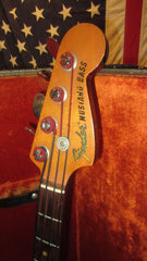 1966 Fender Mustang Bass Black w/ Original Case