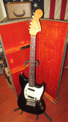 1966 Fender Mustang Black` w/ Original Hardshell Case