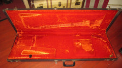 ~1966 Fender P-bass / Jazz Bass Case Black w/ orange interior